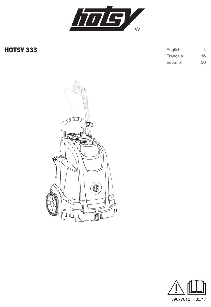 Hotsy 333 User manual