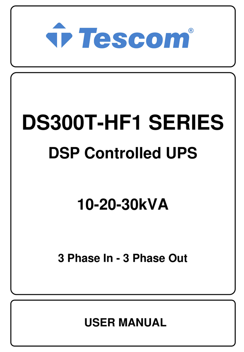 Tescom DS300T-HF1 Series User manual