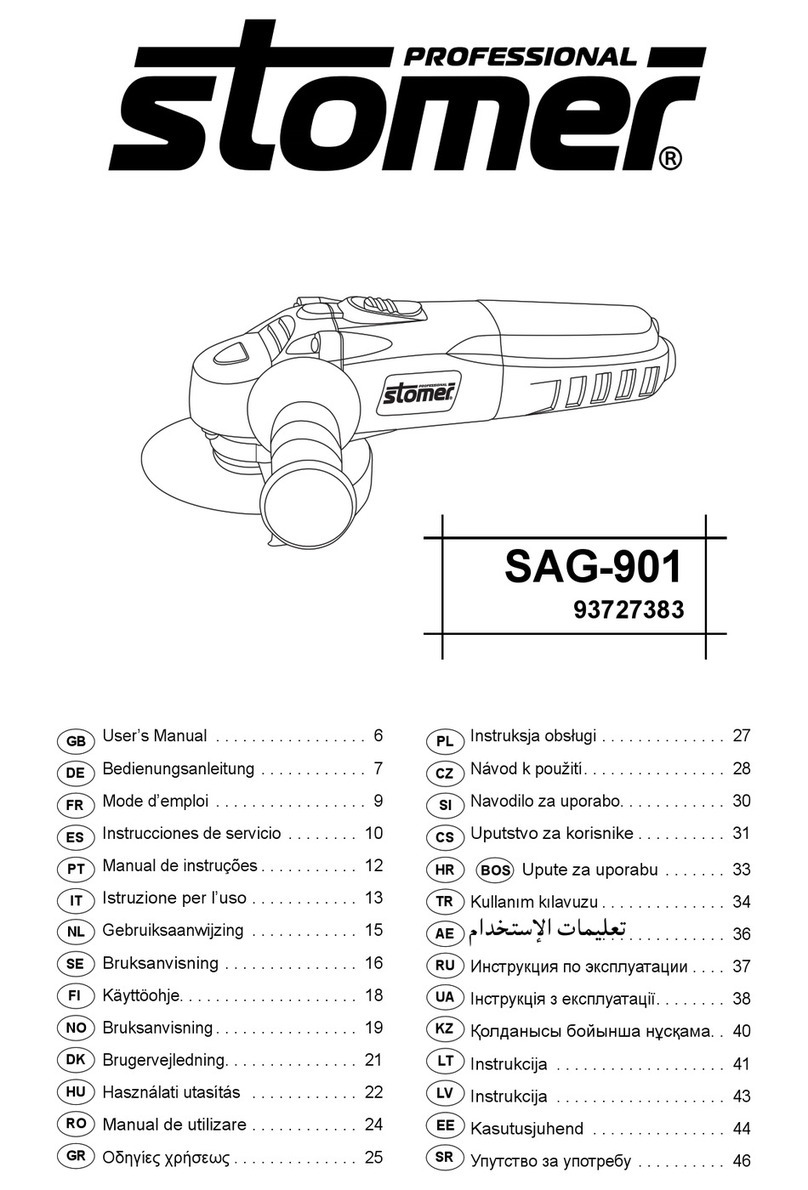 Stomer Professional SAG-901 user manual