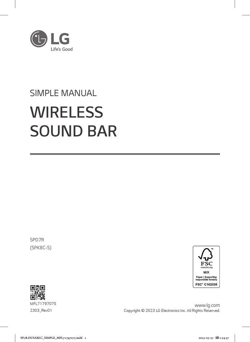 LG SPK8C-S Specification sheet
