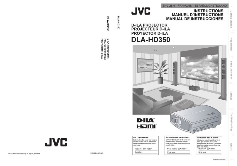 JVC DLA-HD350 User manual