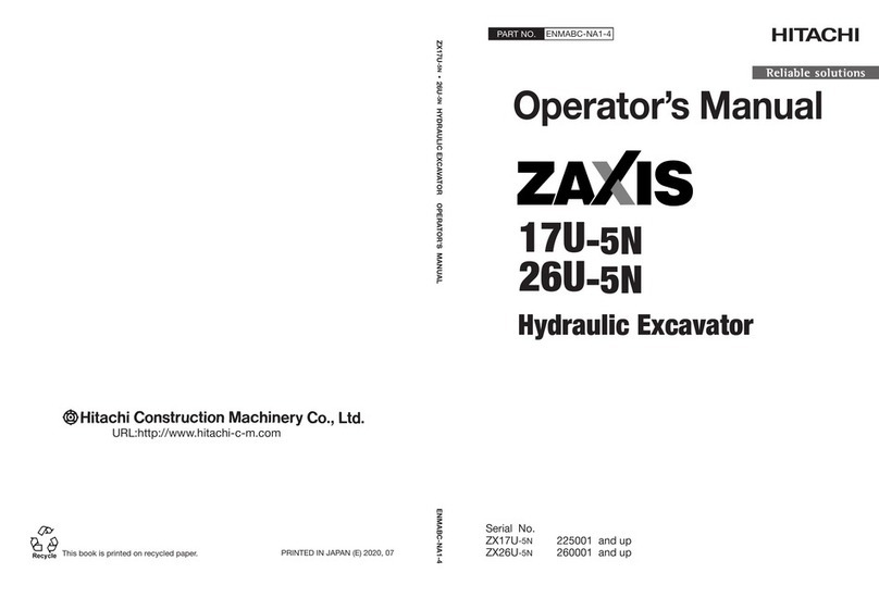 Hitachi ZAXIS 17U-5N User manual