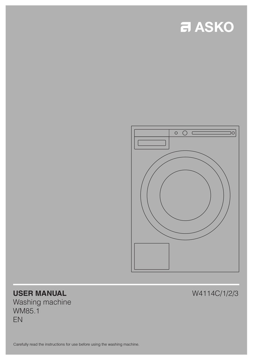 Asko W4114C User manual