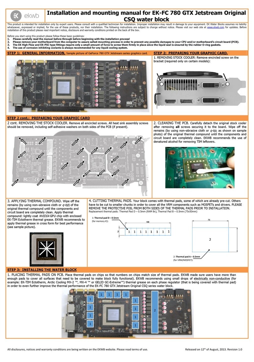 ekwb EK-FC 780 GTX Jetstream installation manual ekwb EK-FC 780 GTX Jetstream installation manual