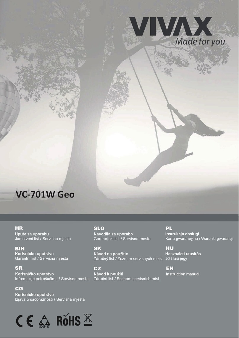Vivax VC-701W GEO User manual Vivax VC-701W GEO User manual