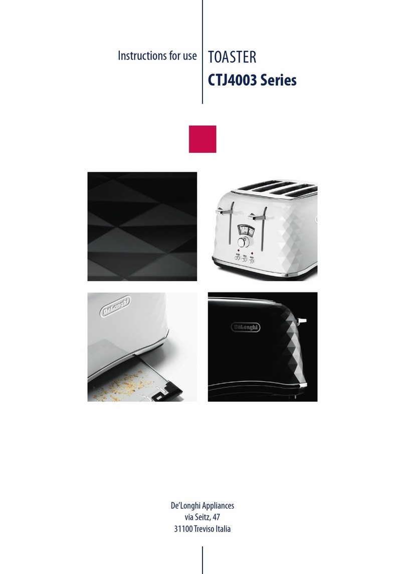 DèLonghi CTJ4003 Series User manual