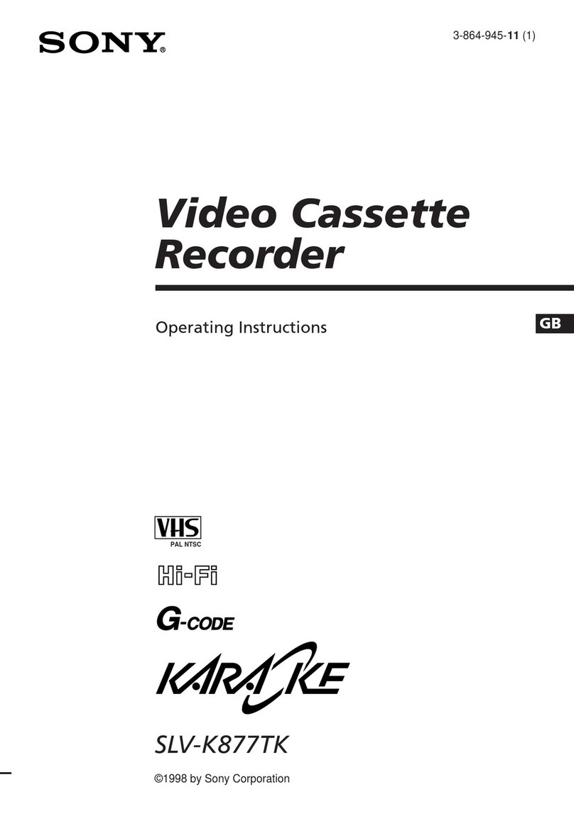 Sony SLV-K877TK User manual