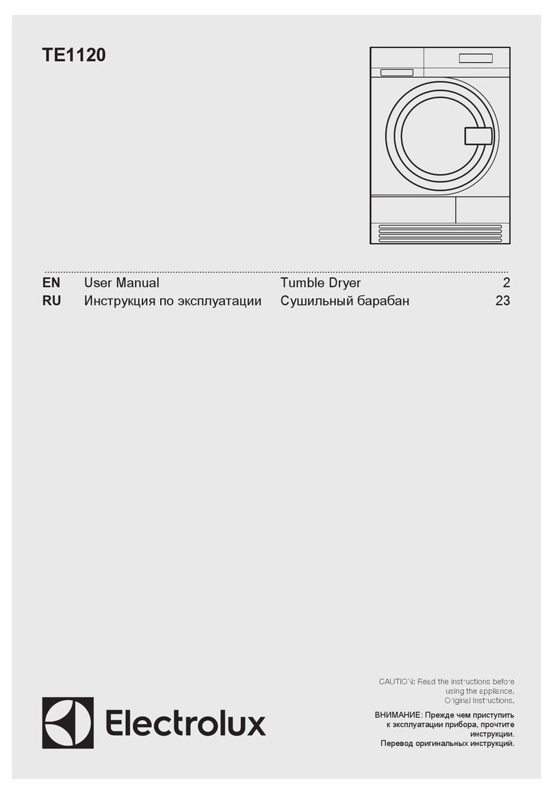 Electrolux TE1120 User manual