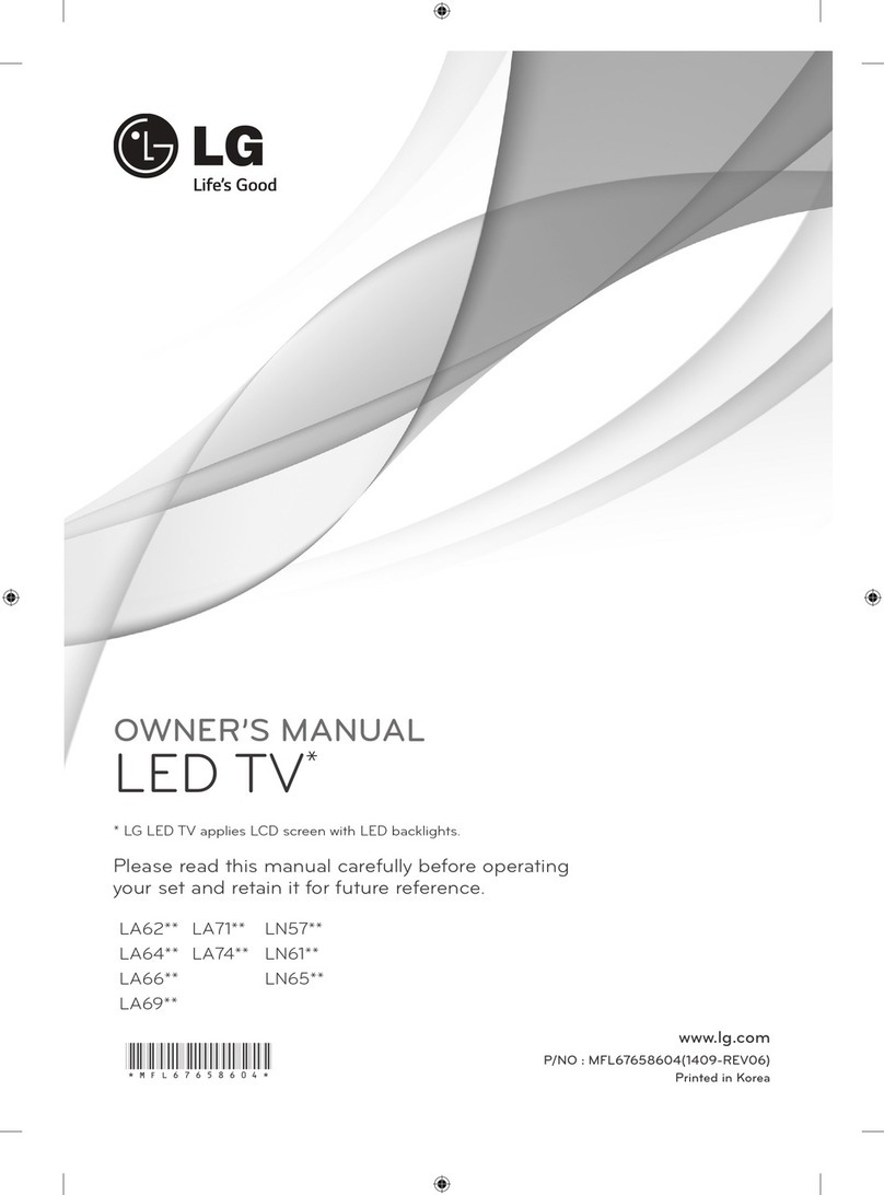 LG LA62 Series User manual