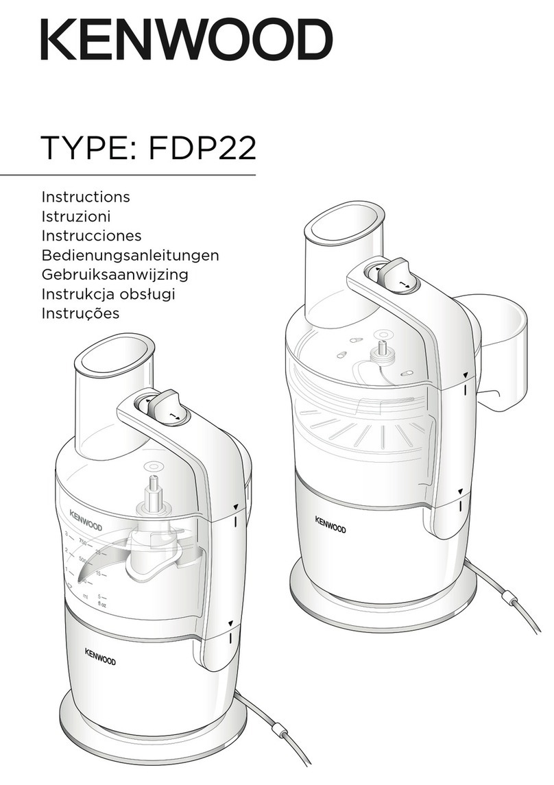 Kenwood FDP22.130GY instructions