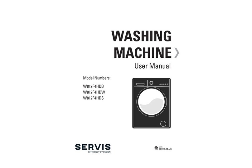 SERVIS W812F4HDB user manual