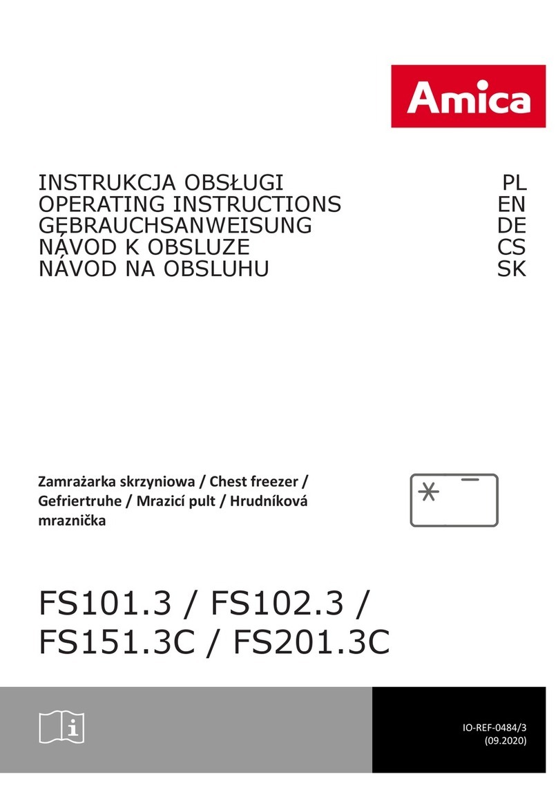 Amica FS101 3 Series operating instructions