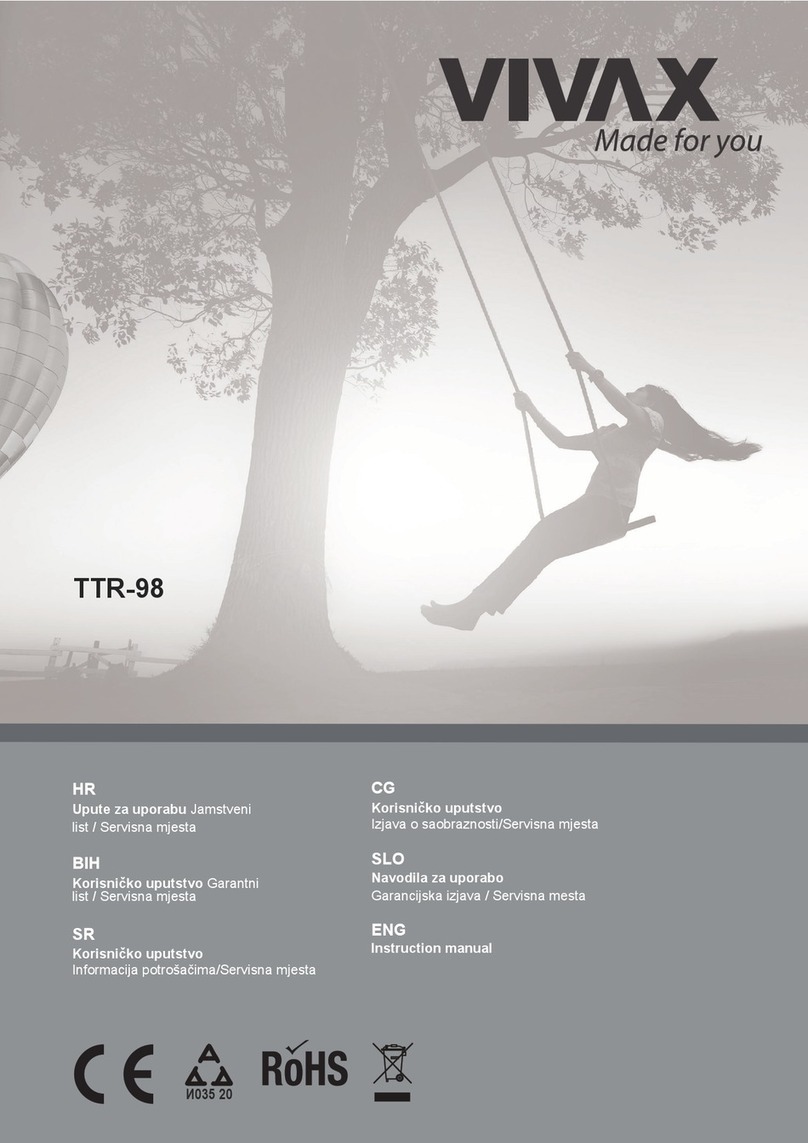 Vivax TTR-98 instruction manual