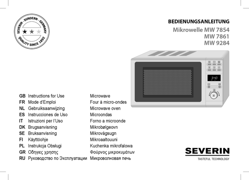 SEVERIN MW 7861 Instructions for use