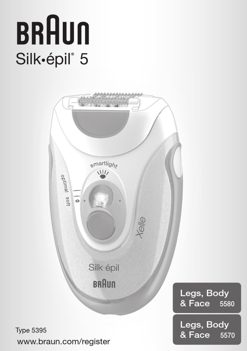 Braun Silk-epil X'elle 5580 manual