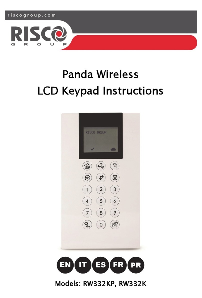 Risco Panda RW332K instructions