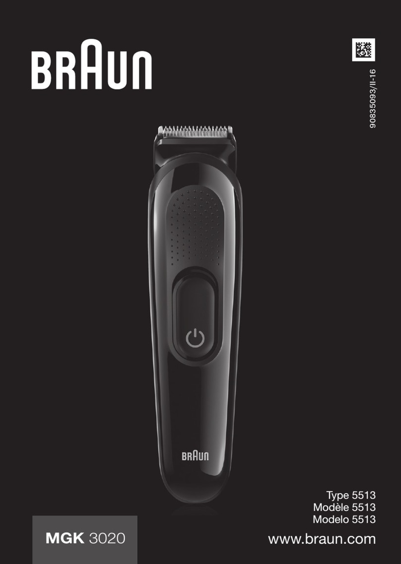 Braun MGK 3020 User manual
