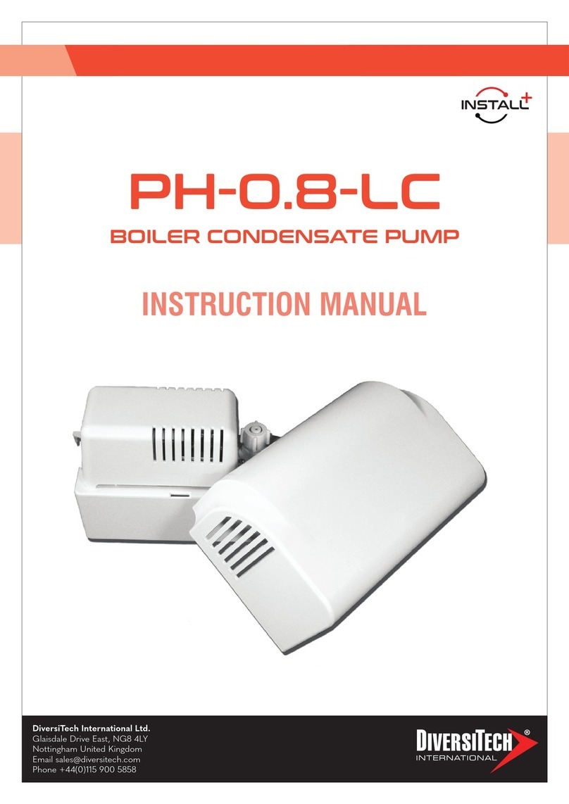 DIVERSITECH INSTALL+ PH-0.8-LC User manual