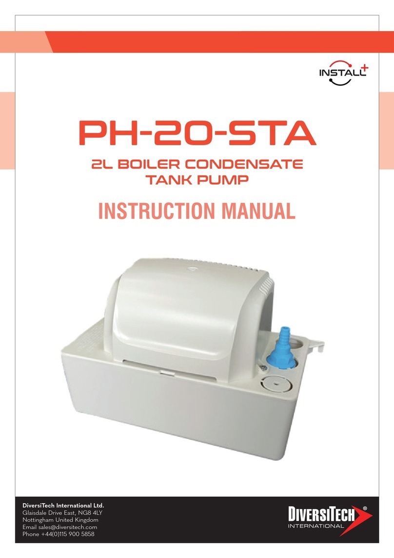 DIVERSITECH INSTALL+ PH-20-STA User manual