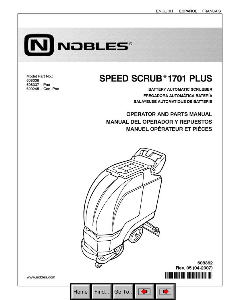 Nobles 608336 Operator and parts manual