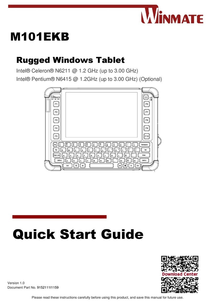 Winmate M101EKB User manual