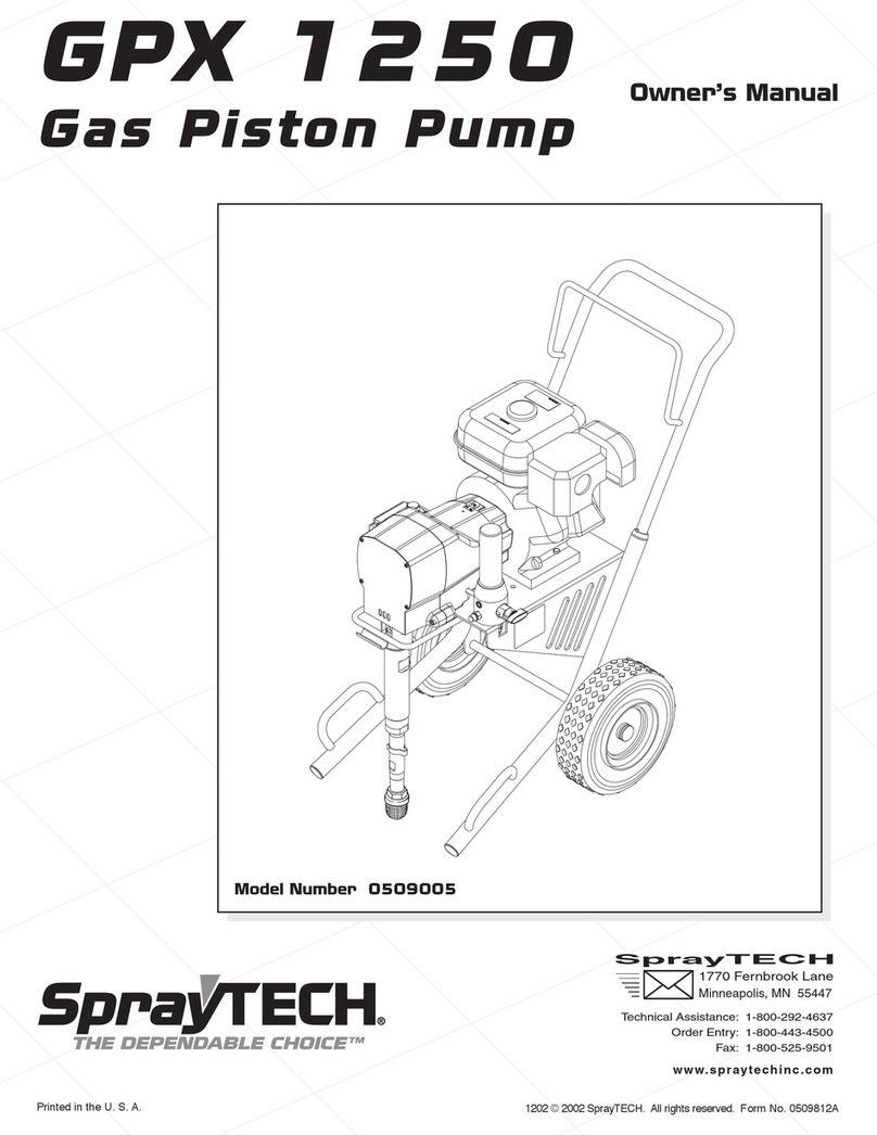 SprayTECH GPX 1250 owner's manual