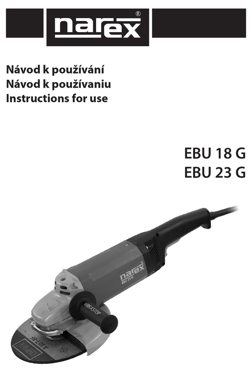 Narex EBU 18 G User manual