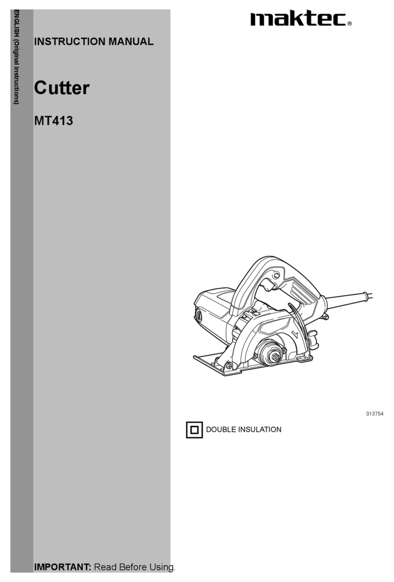 Maktec MT413 instruction manual