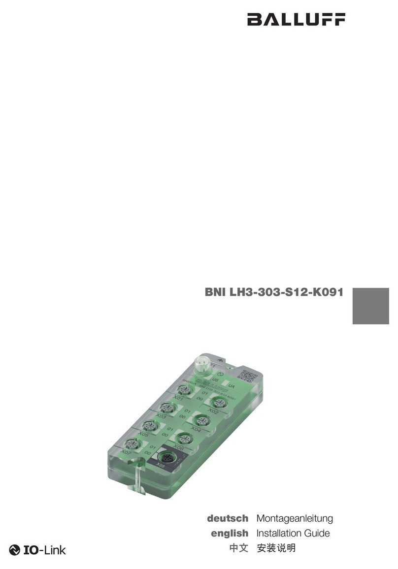 Balluff BNI LH3-303-S12-K091 installation guide