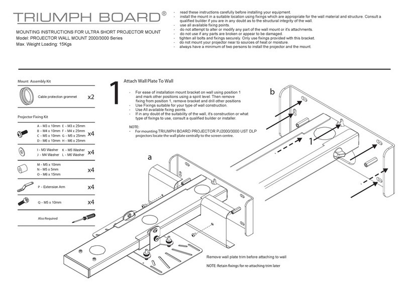 TRIUMPH BOARD 3000 User manual