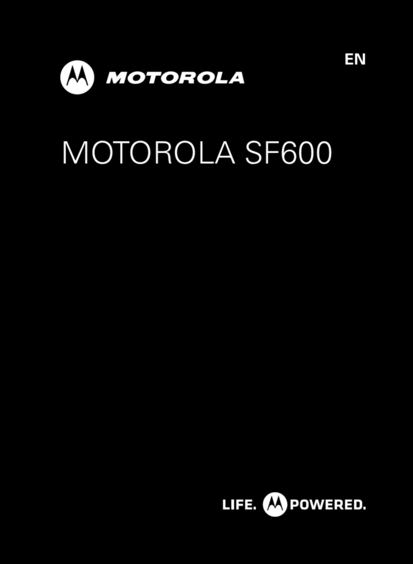 Motorola SF600 manual