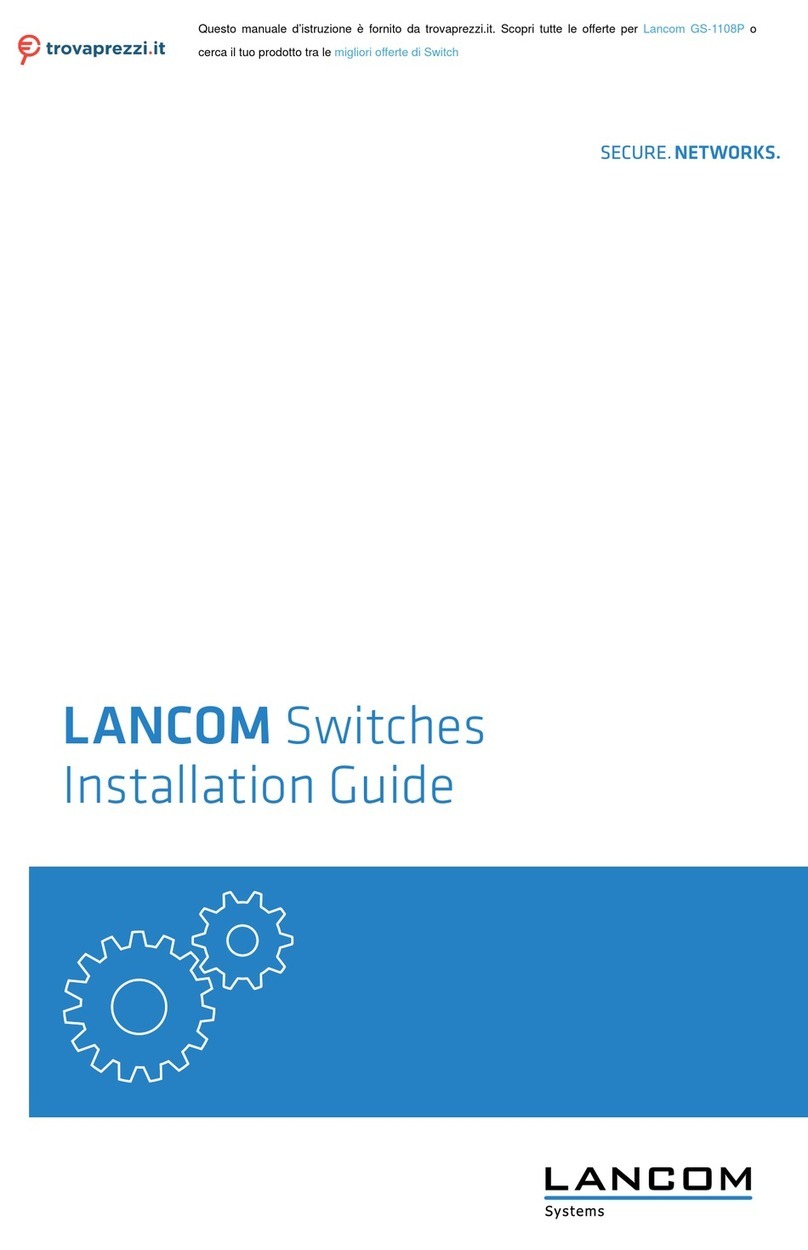 Lancom GS-1108P installation guide
