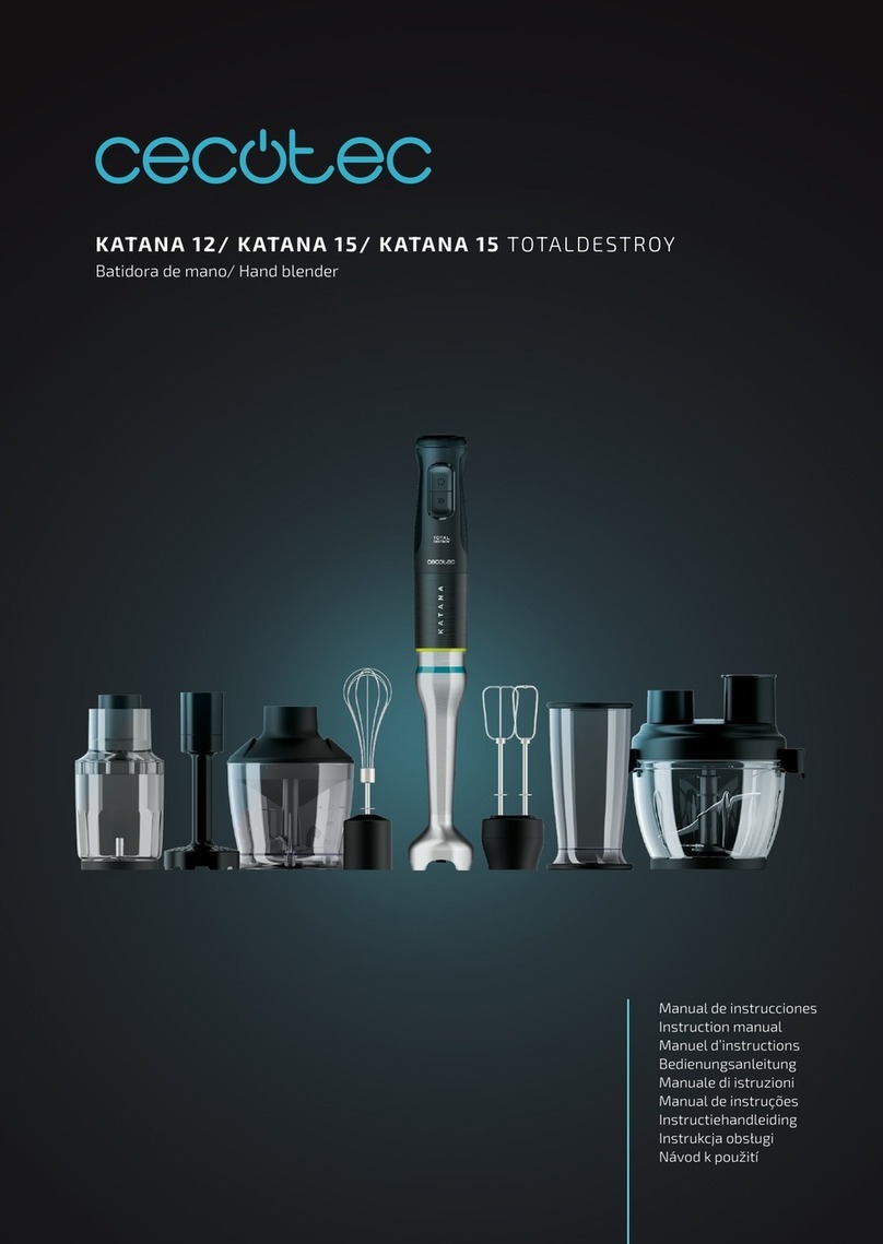 cecotec KATANA 12 instruction manual