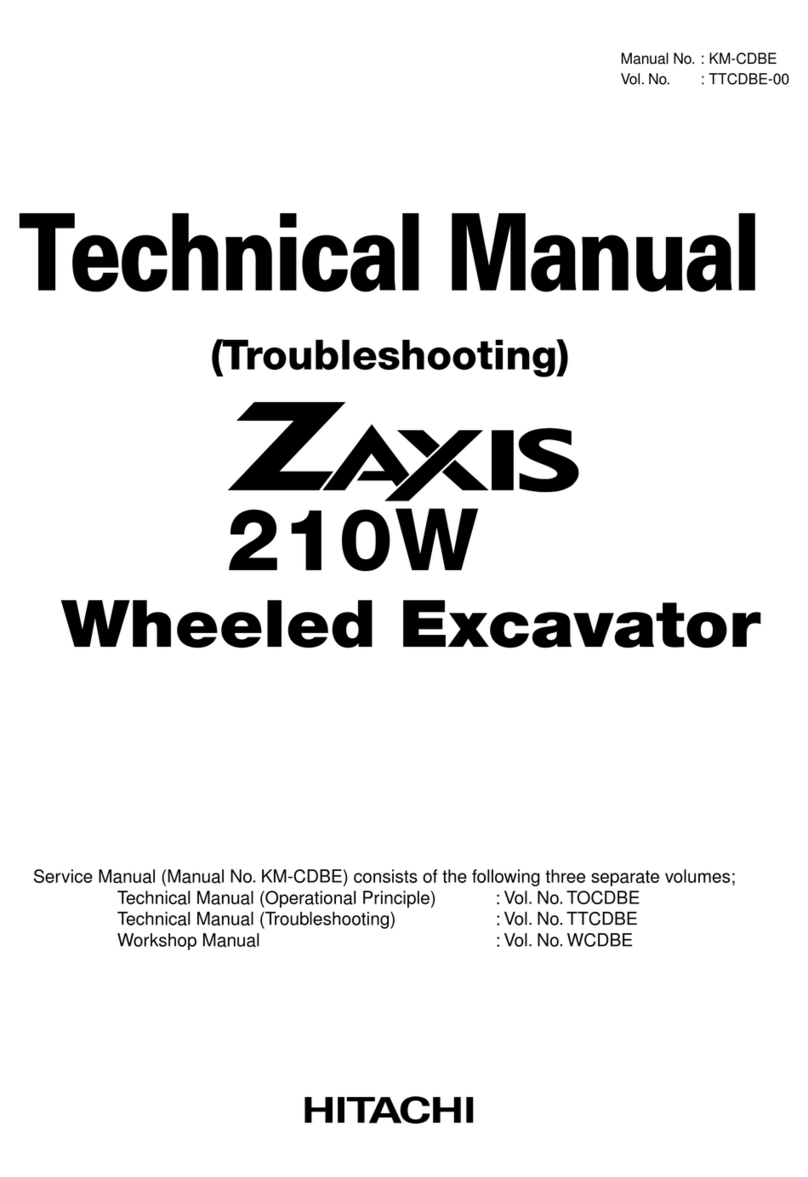 Hitachi ZAXIS 210W User manual