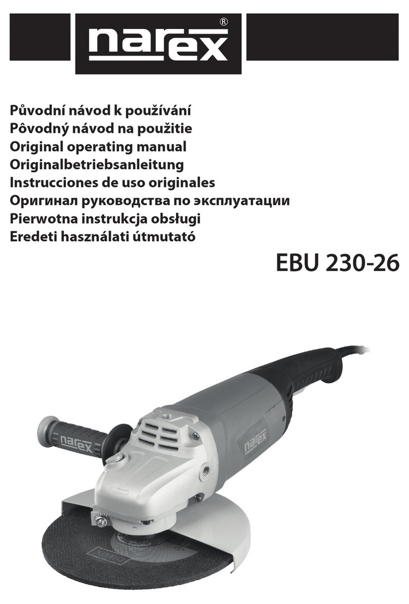 Narex EBU 230-26 Installation instructions