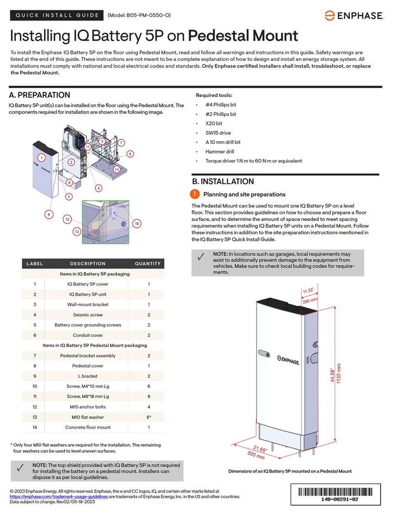 enphase B05-PM-0550-O User manual