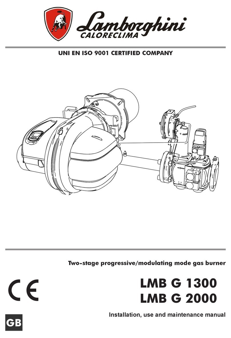 Lamborghini Caloreclima LMB G 1300 Service manual