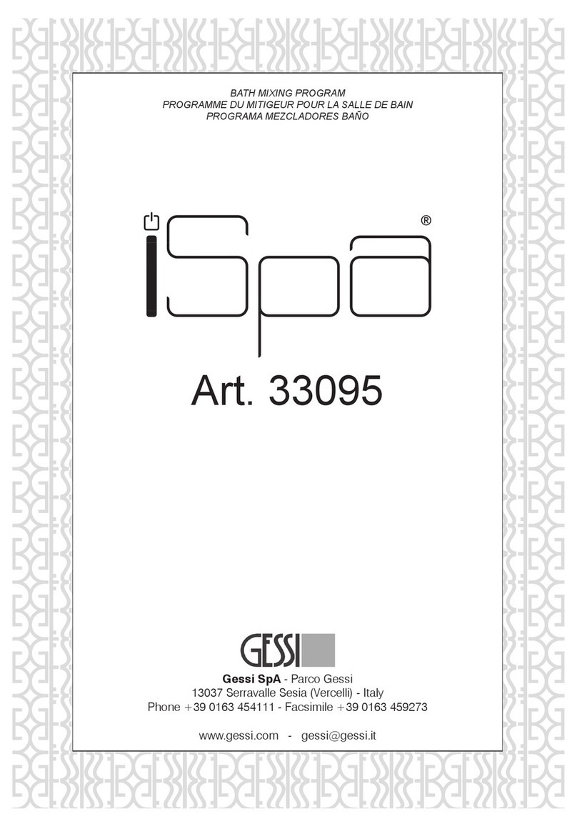 Gessi iPsa 33095 Bath Mixing Program