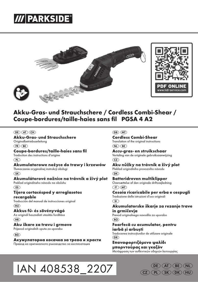 Parkside PGSA 4 A2 User manual