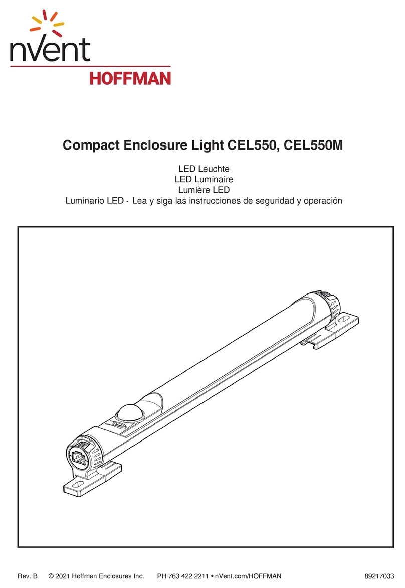 nVent Hoffman CEL550M User manual