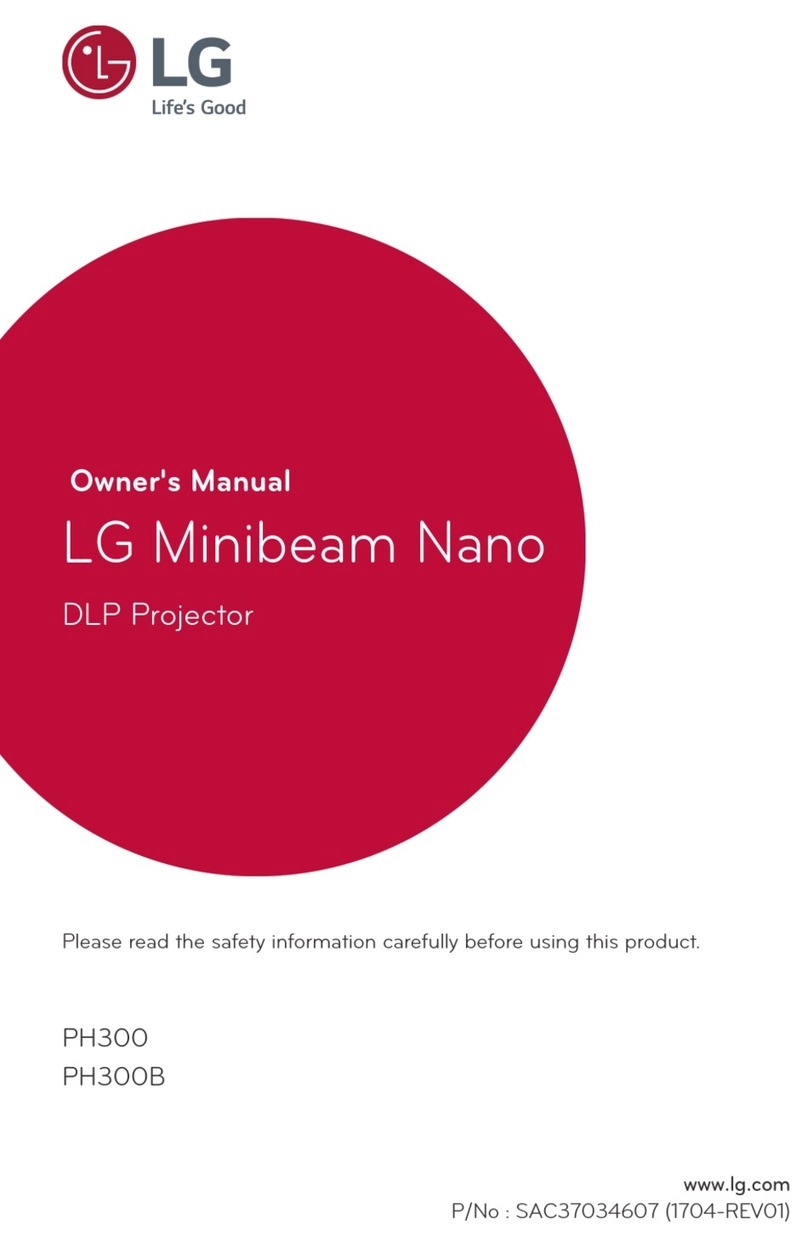 LG Minibeam Nano PH300B User manual