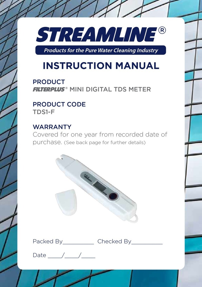 Streamline FILTERPLUS TDS1-F instruction manual
