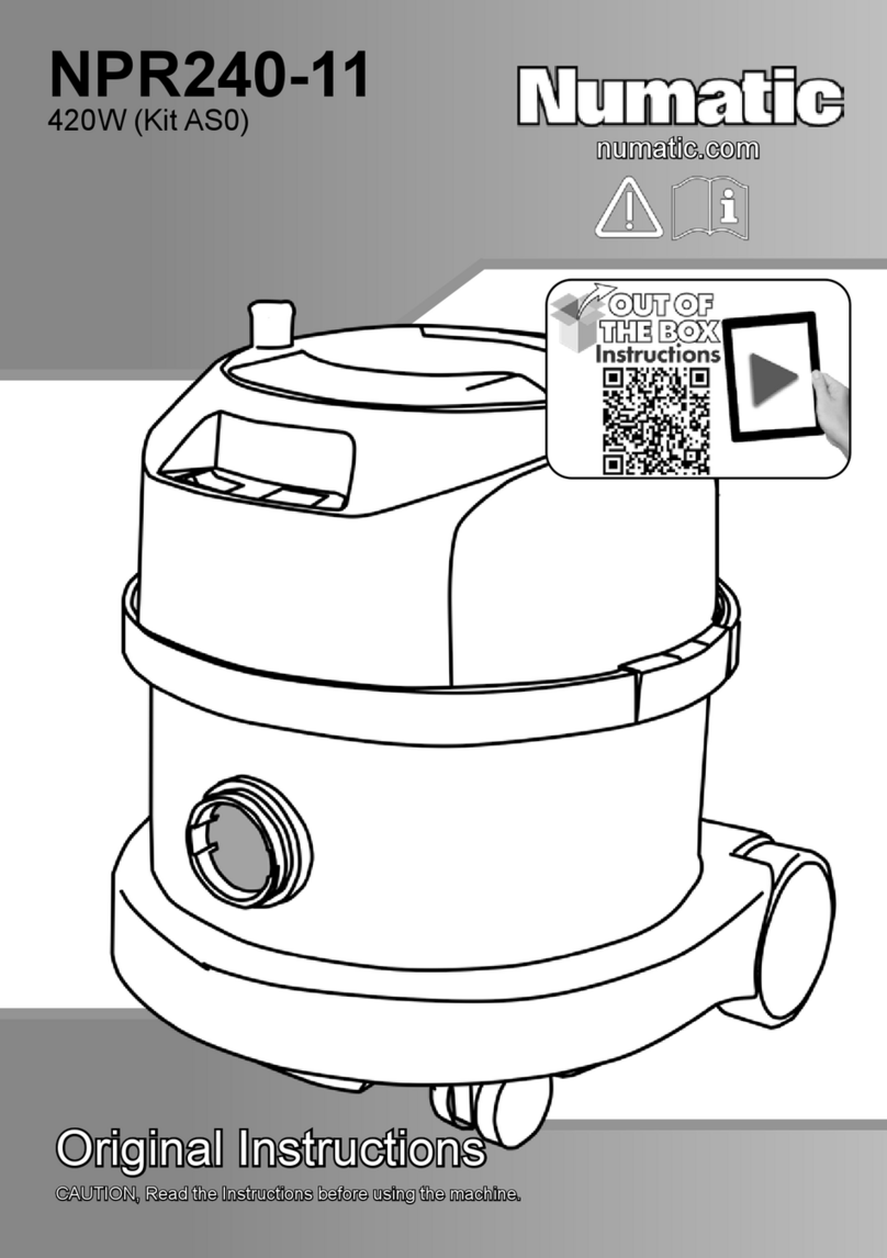 Numatic NPR240-11 Original instructions
