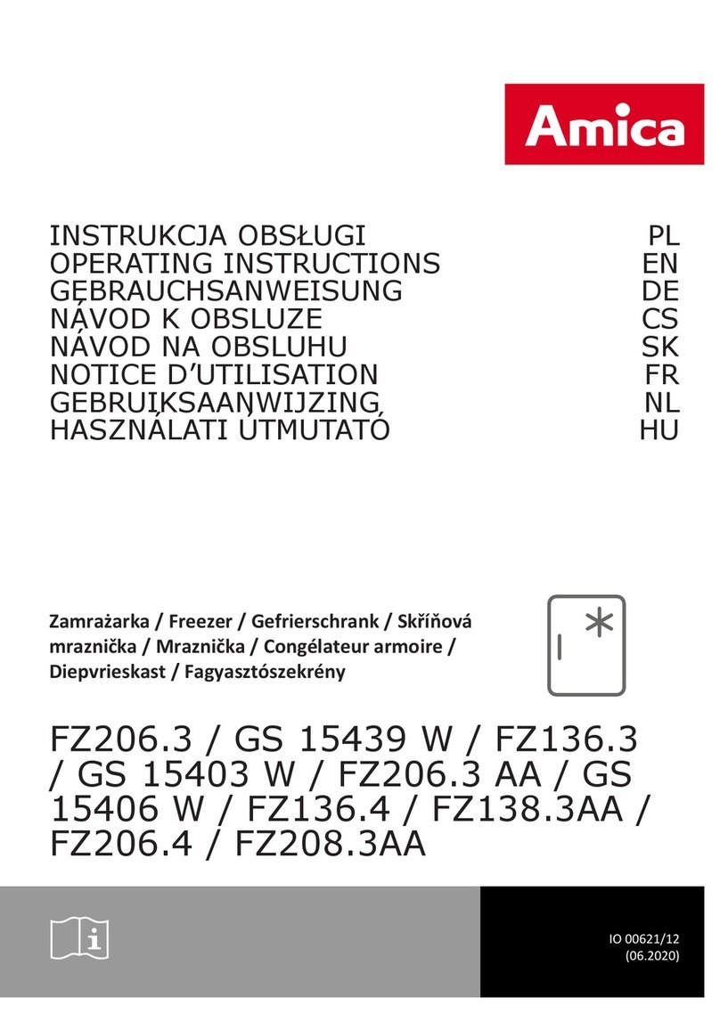 Amica GS 15439 W User manual