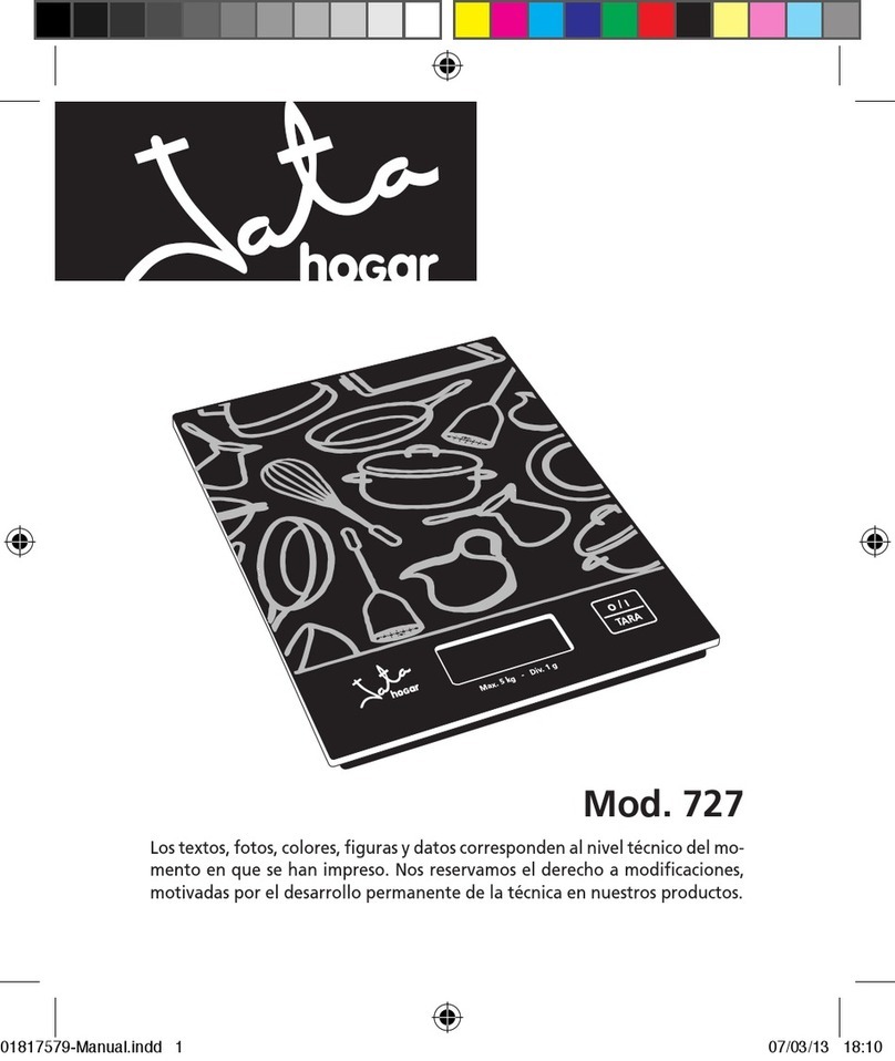 Jata hogar 727 User manual