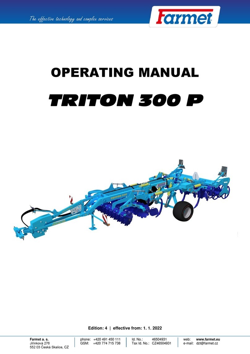Farmet TRITON 300 P User manual