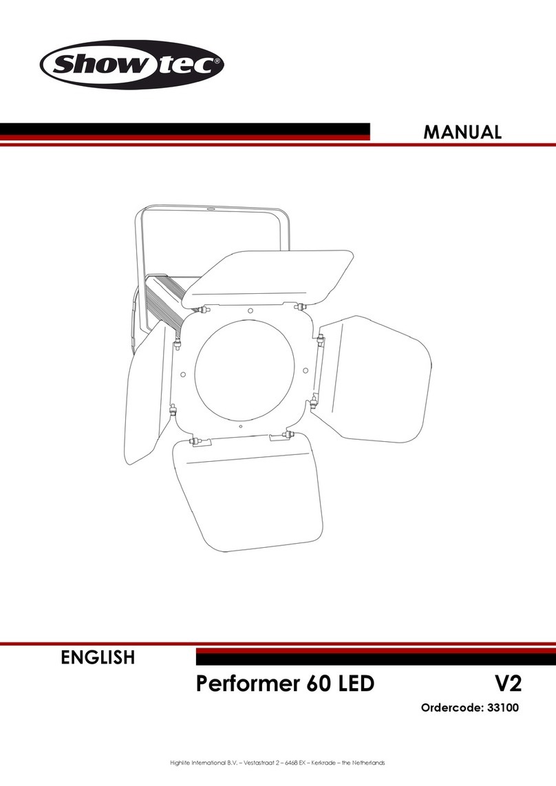 Show Tec Performer 60 LED V2 User manual