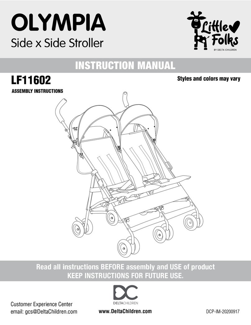 Delta Children OLYMPIA Little Folks LF11602 instruction manual