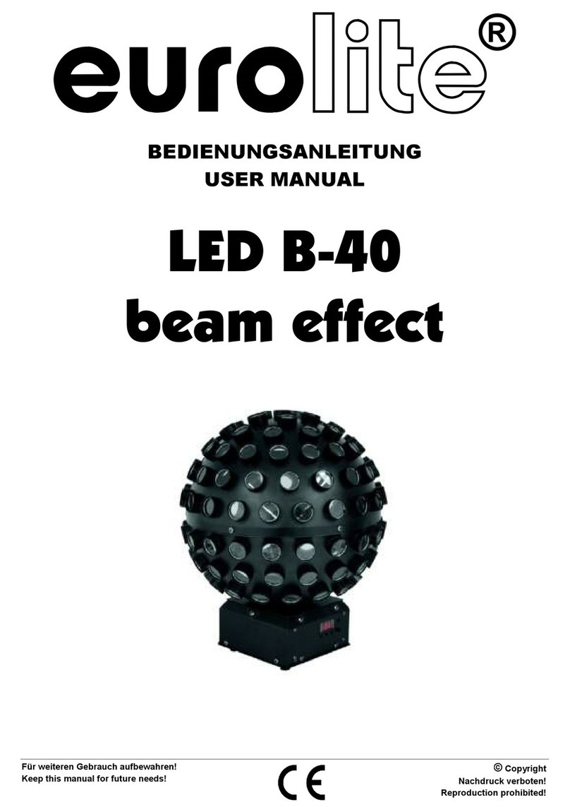 EuroLite LED B-40 User manual
