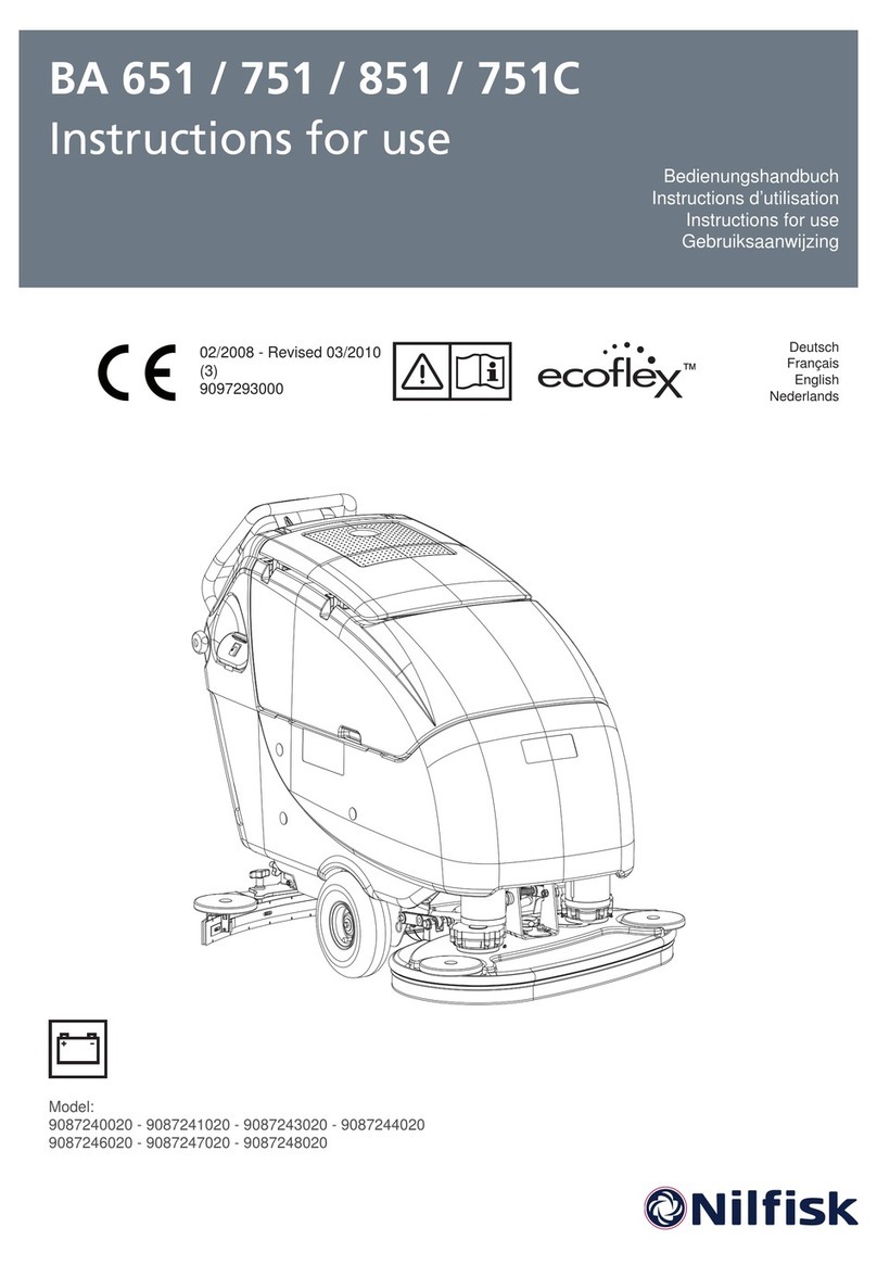 Nilfisk-Advance 9087240020 User manual